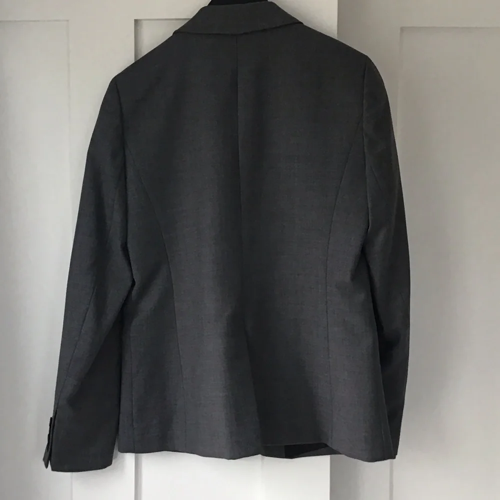 J. Crew Dark Gray Two-Piece Suit Blazer and Pencil skirt - Picture 5 of 5